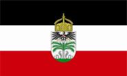 Flagge Deutsch Togoland mit Krone 