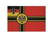 Aufnäher Deutscher Widerstand Kriegsflagge Kaiser Adler Patch  9x 6   cm 