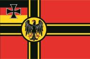 Aufkleber Deutscher Widerstand Kriegsflagge Weimar Adler 