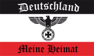 Fahne Deutschland Adler meine Heimat 90 x 150 cm 