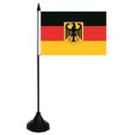 Tischflagge Deutschland mit Adler 10 x 15 cm 