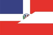 Aufkleber Dominikanische Republik-Österreich 