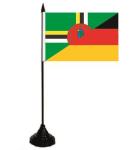Tischflagge Dominica - Deutschland 10 x 15 cm 