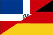 Flagge Dominikanische Republik - Deutschland 