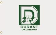 Fahne Durant City (Oklahoma) 90 x 150 cm 