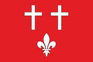 Flagge Eckwersheim (Frankreich) 