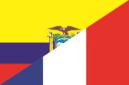 Aufkleber Ecuador-Frankreich 