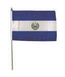 Stockflagge El Salvador mit Wappen 30 x 45 cm 