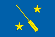Flagge Ernolsheim-Bruche (Frankreich) 