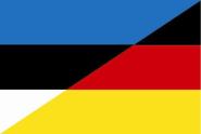 Aufkleber Estland - Deutschland 