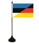 Tischflagge Estland - Deutschland 10 x 15 cm 