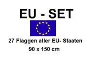 27 Flaggen Europa-Set 90 x 150 cm 
