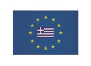 Aufnäher Europa mit Griechenland Patch 9x 6   cm 