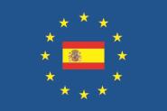 Aufkleber Europa mit Spanien 