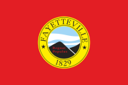 Flagge Favetteville City (Arkansas) 