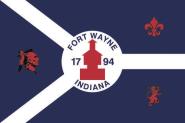 Flagge Fort Wayne Indiana 