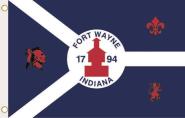 Fahne Fort Wayne (Indiana) 90 x 150 cm 