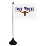 Tischflagge Fort Worth 10 x 15 cm 