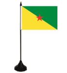 Tischflagge Französich Guyana 10 x 15 cm 