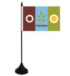 Tischflagge Fresno City 10 x 15 cm 