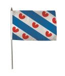 Stockflagge Niederlänisch Friesland 30 x 45 cm 
