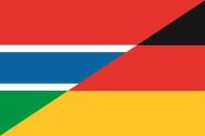Flagge Gambia - Deutschland 