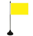 Tischflagge Gelb 10 x 15 cm 