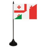 Tischflagge Georgien-Italien 10 x 15 cm 