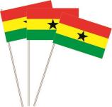 Papierfahnen Ghana 