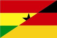 Aufkleber Ghana - Deutschland 