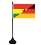 Tischflagge Ghana - Deutschland 10 x 15 cm 