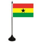 Tischflagge Ghana 10 x 15 cm 