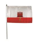 Stockflagge Gibraltar 30 x 45 cm 