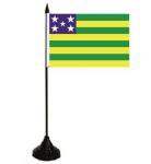 Tischflagge Goias ( Brasilien ) 10 x 15 cm 
