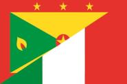 Aufkleber Grenada-Italien 