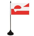 Tischflagge  Grönland-Österreich 10 x 15 cm 