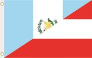 Fahne Guatemala-Österreich 90 x 150 cm 