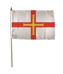 Stockflagge Guernsey 30 x 45 cm 