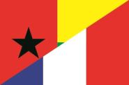 Aufkleber Guinea-Bissau-Frankreich 