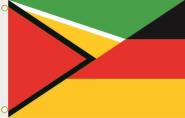 Fahne Guyana-Deutschland 90 x 150 cm 
