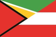 Aufkleber Guyana-Österreich 
