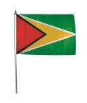 Stockflagge Guyana 30 x 45 cm 