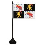 Tischflagge Gävleborgs län 10 x 15 cm 