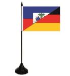 Tischflagge Haiti - Deutschland 10 x 15 cm 