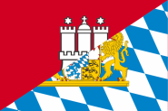 Flagge Hamburg-Bayern 