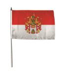 Stockflagge Hannover großes Wappen 30 x 45 cm 
