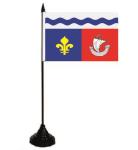 Tischflagge Hautes de Seine Department 10 x 15 cm 