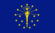 Flagge Indiana 