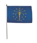 Stockflagge Indiana 30 x 45 cm 