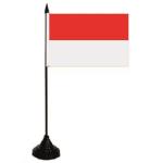 Tischflagge Indonesien 10 x 15 cm 